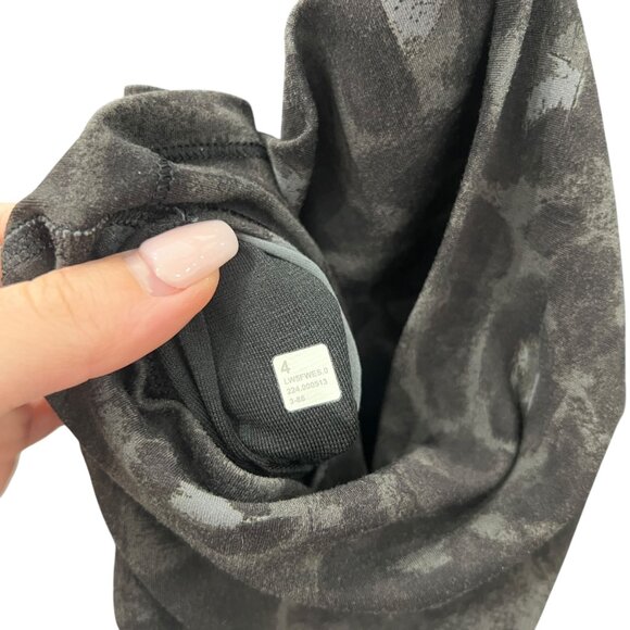 $98 Lululemon Black Multi Spray Leopard Align High-Rise Pant 25" Leggings size 4 - Picture 5 of 5